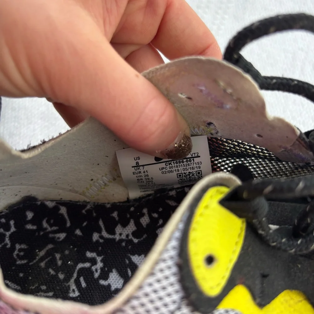 Nike React Element 55 Dynamic Yellow sneaker mens 8